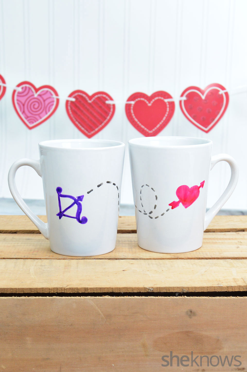 Valentine mugs