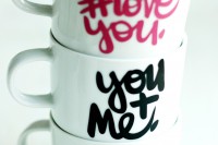 LOVE YOU mugs