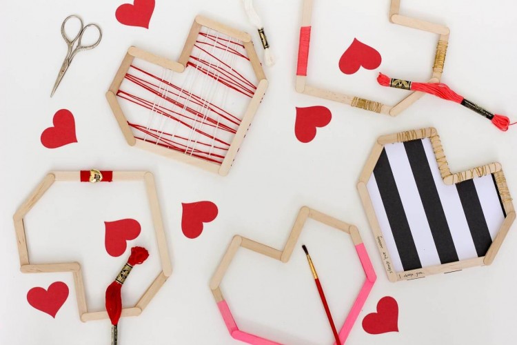 Easy And Fun DIY Popsicle Stick Valentines