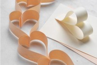 romantic heart paper garland
