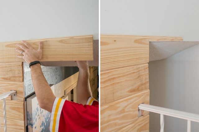 Picture Of how to build you wown modern plank wall  7