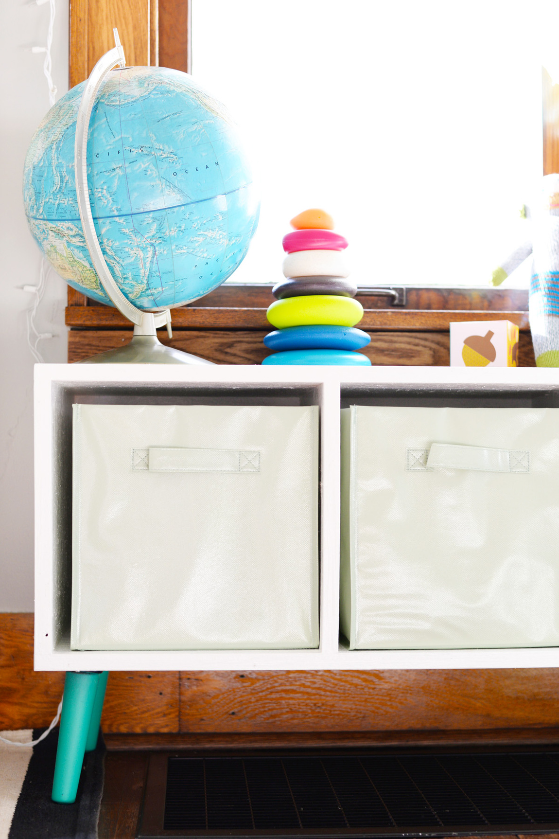 Picture Of simple and modern diy toy storage bench  4