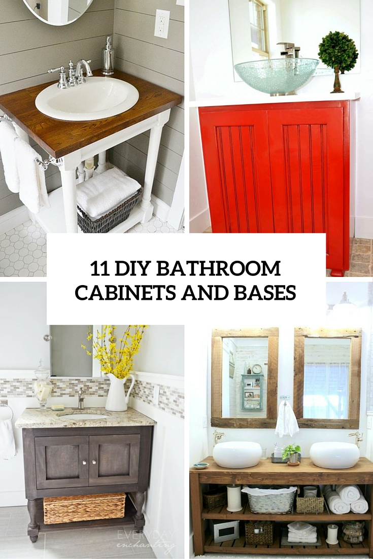 11 DIY Sink Bases And Cabinets You Can Make Yourself - Shelterness