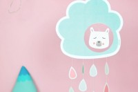 cute-diy-cardstock-raindrop-mobile-1