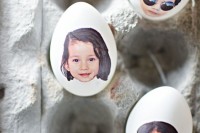DIY photo Easter eggs
