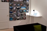 DIY photo wall from IKEA units