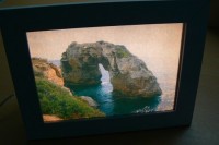 DIY lit photo frame