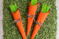 DIY carrot cutlery