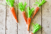 DIY candy carrot treat bags