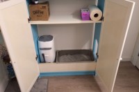 DIY Billy bookcase kitty loo