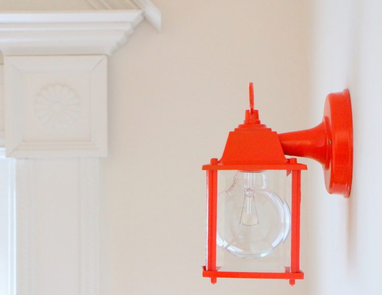 Chic And Bold DIY Wall Lanterns From Usual Ones