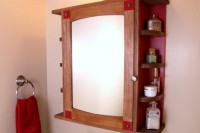 DIY built medicine cabinet