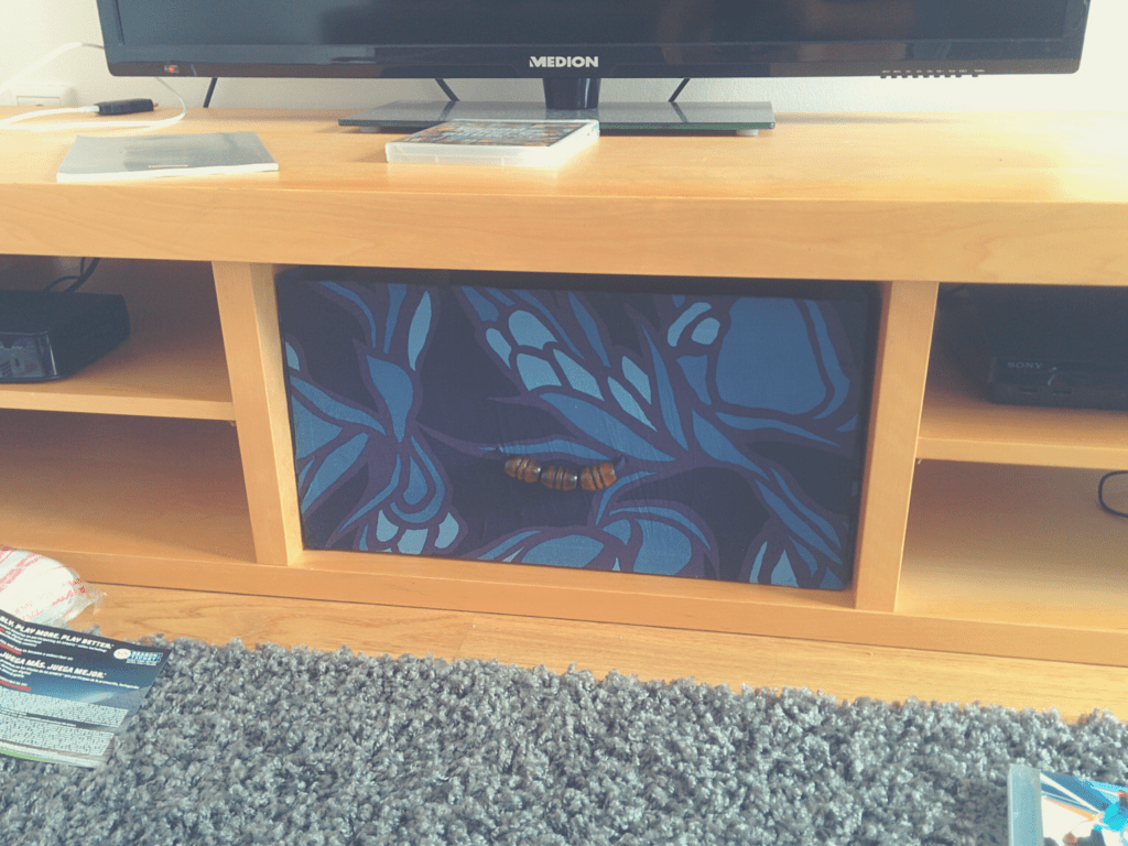 DIY drawer TV stand