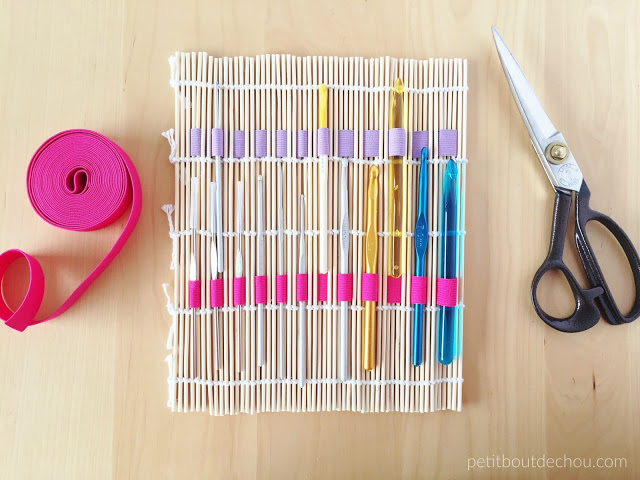 Picture Of diy 10 minute inexpensive crochet hook holder  1