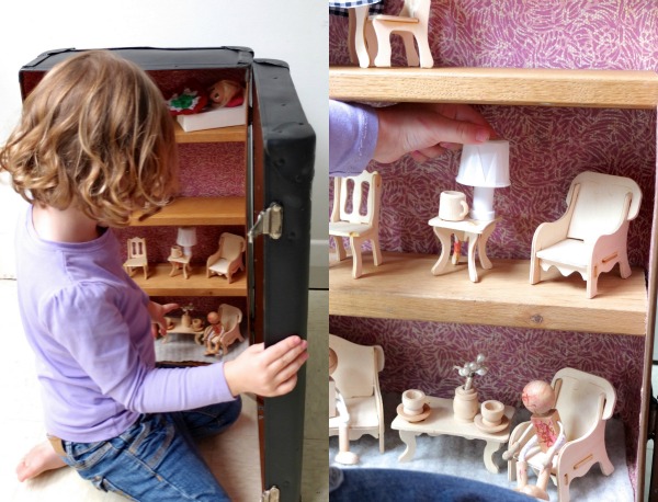 DIY suitcase dollhouse (via mypoppet)