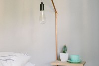 DIY industrial copper lamp