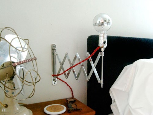 DIY expandable industrial lamp (via shelterness)