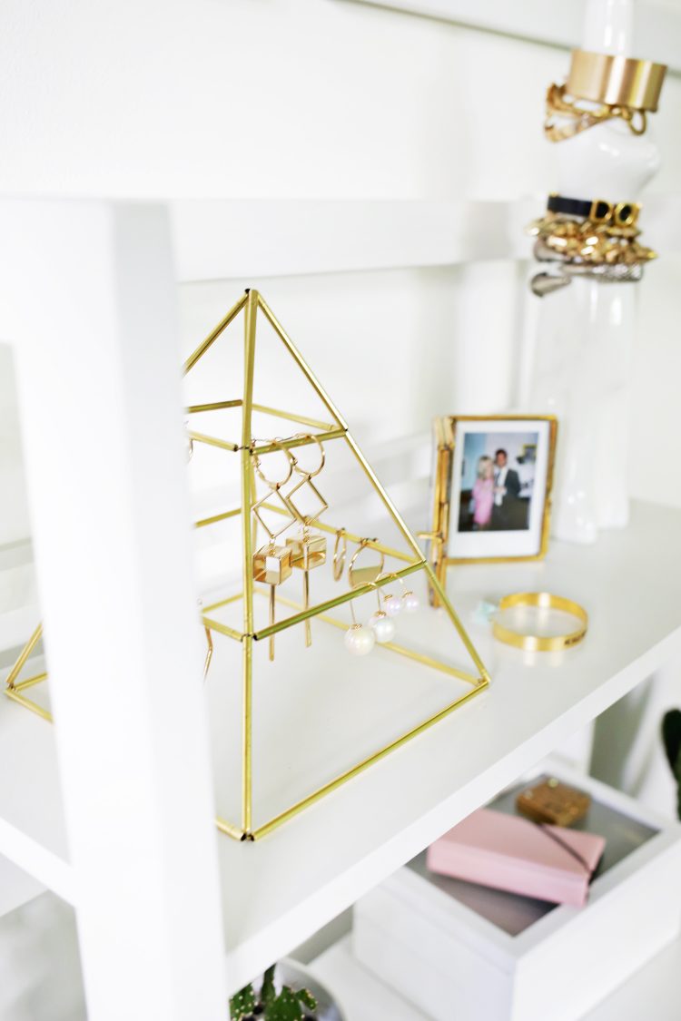 Eye-Catchy DIY Brass Pyramid To Display Your Earring