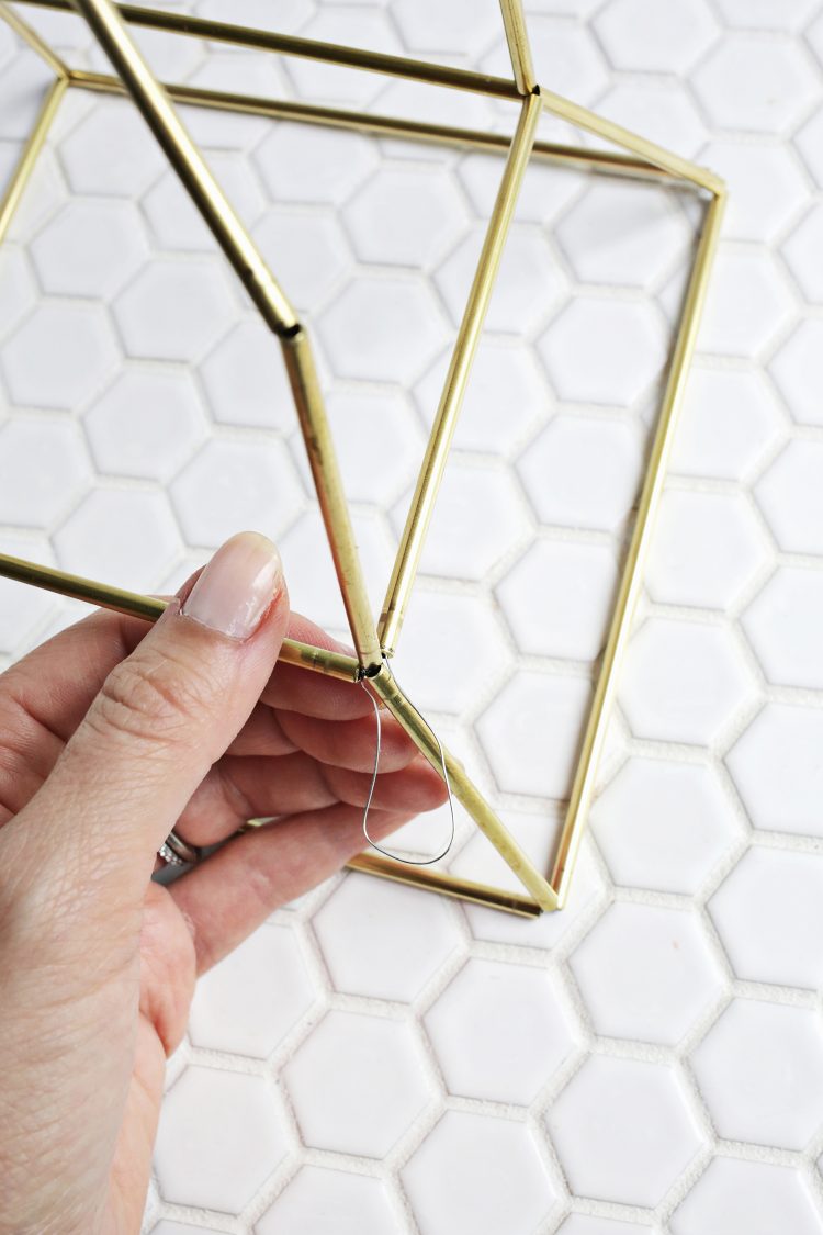 Eye Catchy DIY Brass Pyramid To Display Your Earring