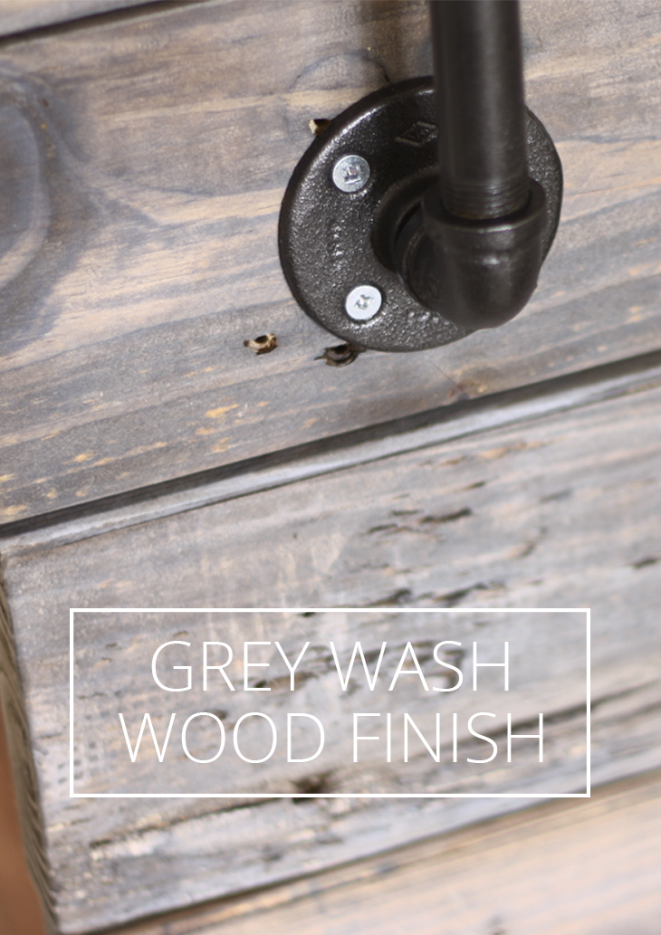 DIY grey wash wood finish