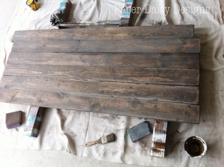 If you want to get a rustic wood furniture then this tutorial will help you. The cool trick here is to use a blade/knife to scrape off the straight corners of wood boards before distressing them. (via paperdaisydesign)