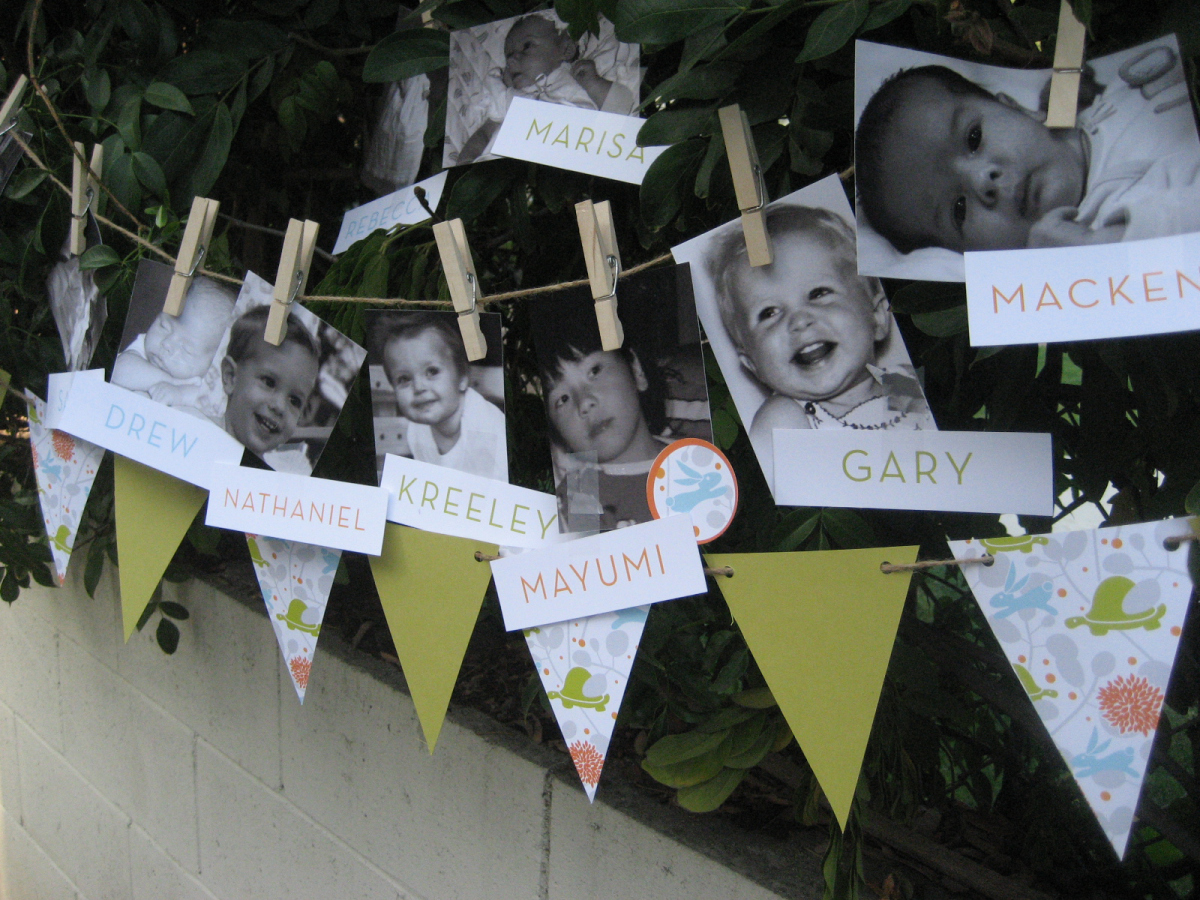 DIY 'whose that baby' game