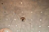 stars on copper ceiling