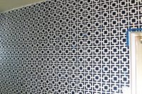 DIY geometric wall stencils