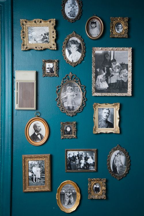 vintage frames with vignettes