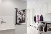 03 all-white laundry room combined with a mudroom