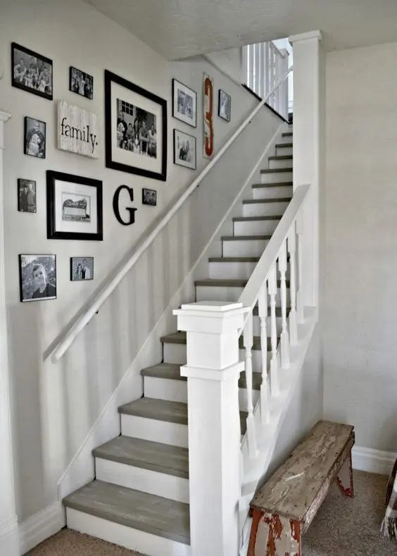 33 Stairway Gallery Wall Ideas To Get You Inspired Shelterness