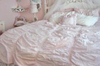 09 pink girlish shabby chic bedroom design