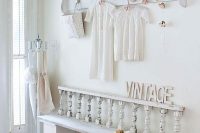 10 all-white shabby chic entryway