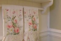 13 shabby chic floral kitchen towels