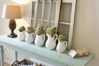 14 mint console table for displaying objects