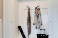 14 tall white mudroom cabinets