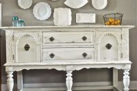19 white shabby buffet for a shabby dining room
