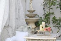 20 French-styled shabby chic fountain