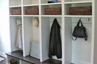 21 open shelving units for mudrooms