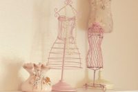 21 pink accessories stands for nursery decor