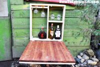 DIY outdoor Murphy bar