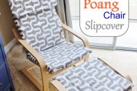 DIY Poang chair slipcover