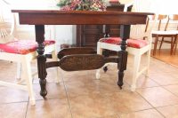 How to refinish an old dining table