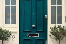 02 classic teal front door