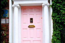 03 blush wooden front door