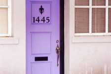 07 ombre purple front door with dark numbers