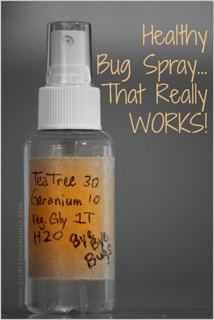 DIY bug repellent with anti-inflammatory properties