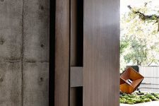 10 extra large modern dark wood doors