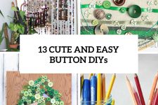 13 cute and easy button diys cover