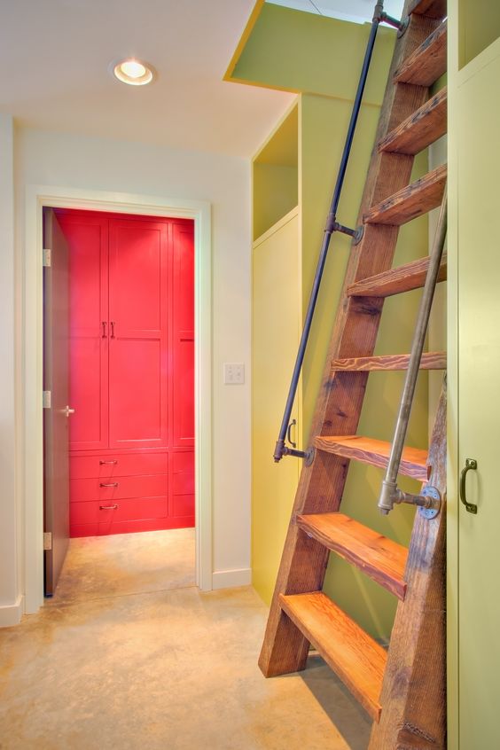 26 Creative And Space-Efficient Attic Ladders - Shelterness